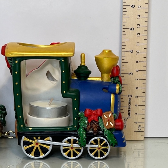 PartyLite RETIRED Santa Train Tealight Holder P9793 (3 Pcs) Christmas NIB Opened - Picture 13 of 15